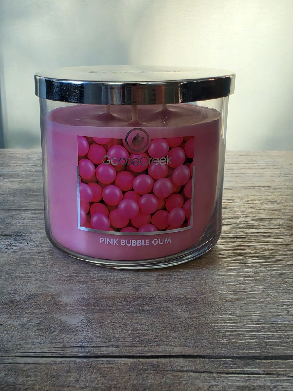 Goose Creek Pink Bubble Gum Scented Candle - Pink